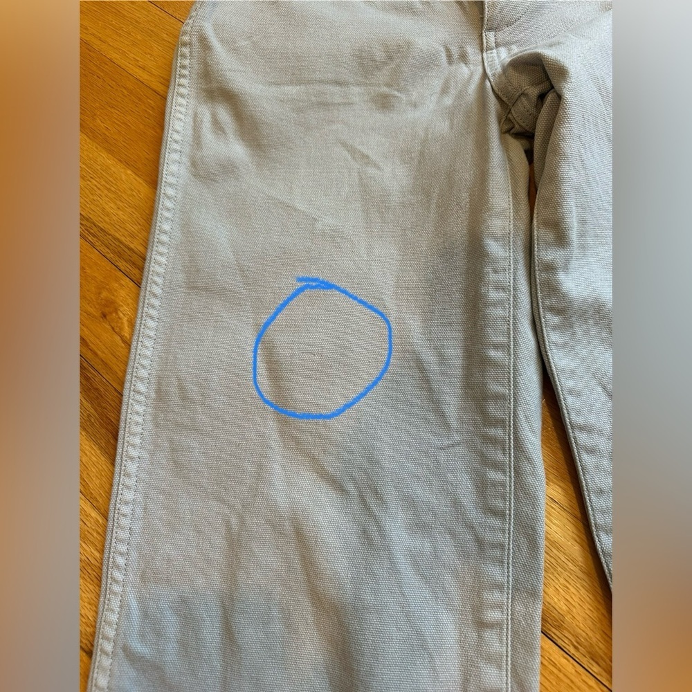 Madewell Slim Emmett Wide-Leg Crop Pants in Dusty Pool size 23 - Picture 11 of 14